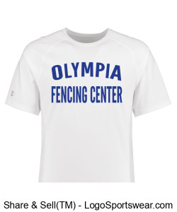 OFC White Dry-Fit T-Shirt Design Zoom