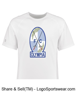 OFC Patch Dry-Fit White T-Shirt Design Zoom